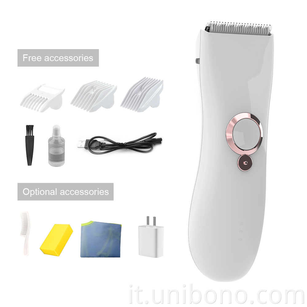 Beauty personal care Rechargeable Women's Electric Personal Li-ion body hair Trimmer